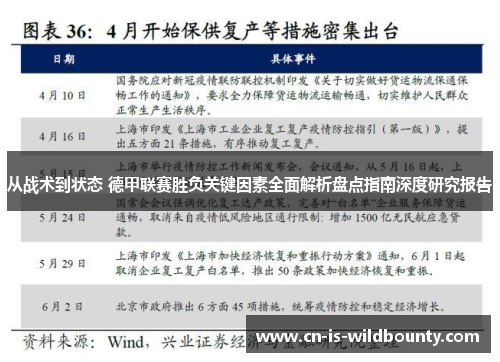 从战术到状态 德甲联赛胜负关键因素全面解析盘点指南深度研究报告