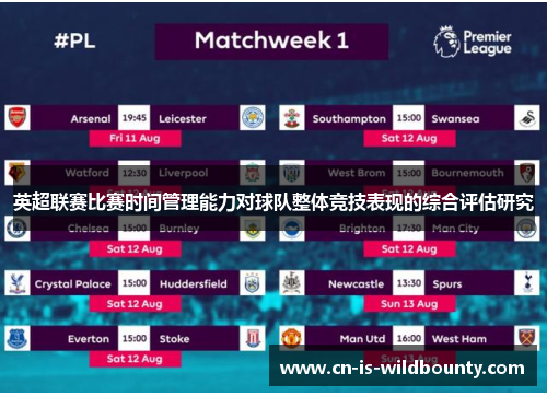 英超联赛比赛时间管理能力对球队整体竞技表现的综合评估研究 英超联赛比赛时间管理能力对球队整体竞技表现的综合评估研究